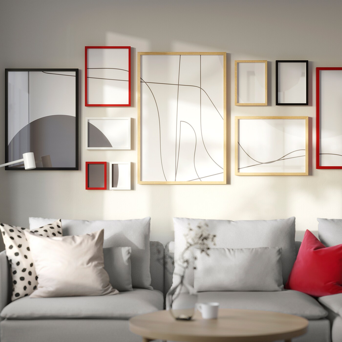 IKEA RÖDALM ramka, imit. dębu, 61x91 cm