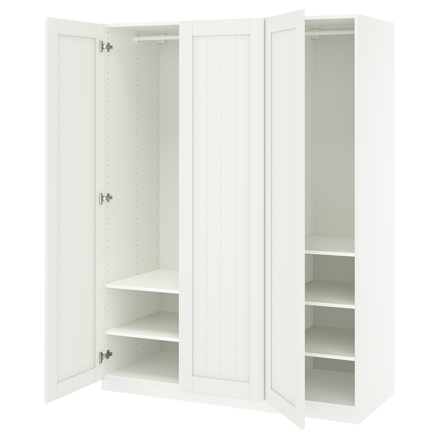 IKEA PAX / GULLABERG kombinacja szafy, biały/biały, 150x60x201 cm