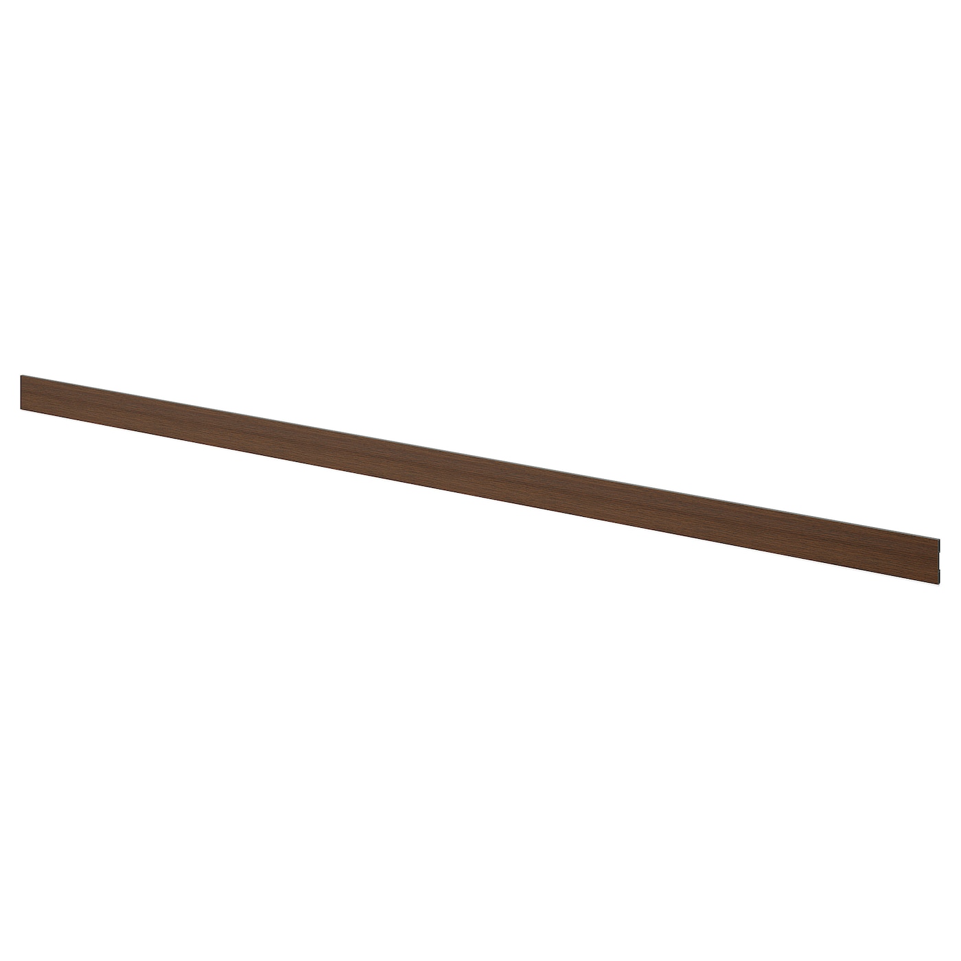 IKEA STENSTA cokół, ciemnobrązowy imitacja jesionu, 220x8 cm