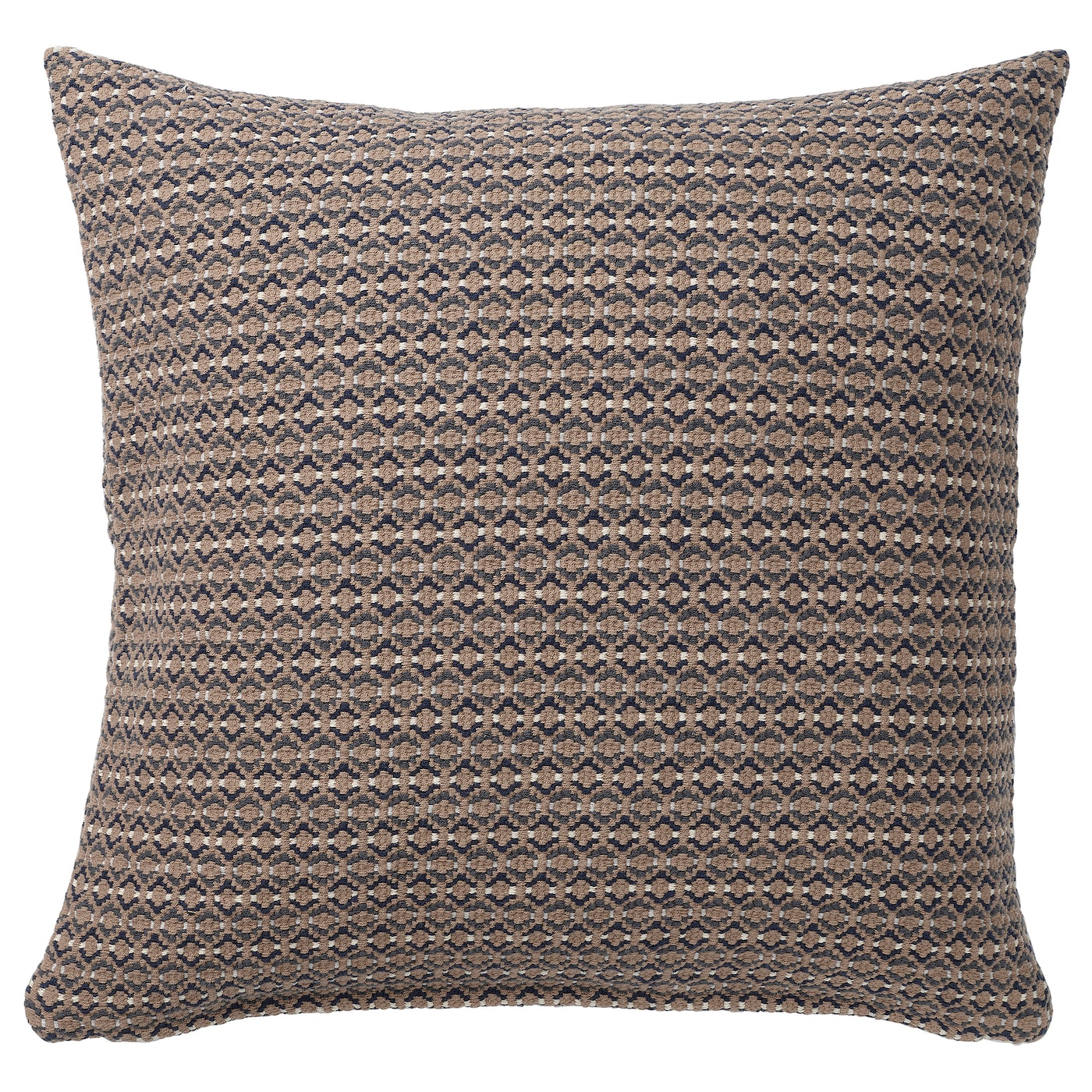 IKEA MOROTSMOTT poszewka, szarobeżowy/antracyt, 50x50 cm