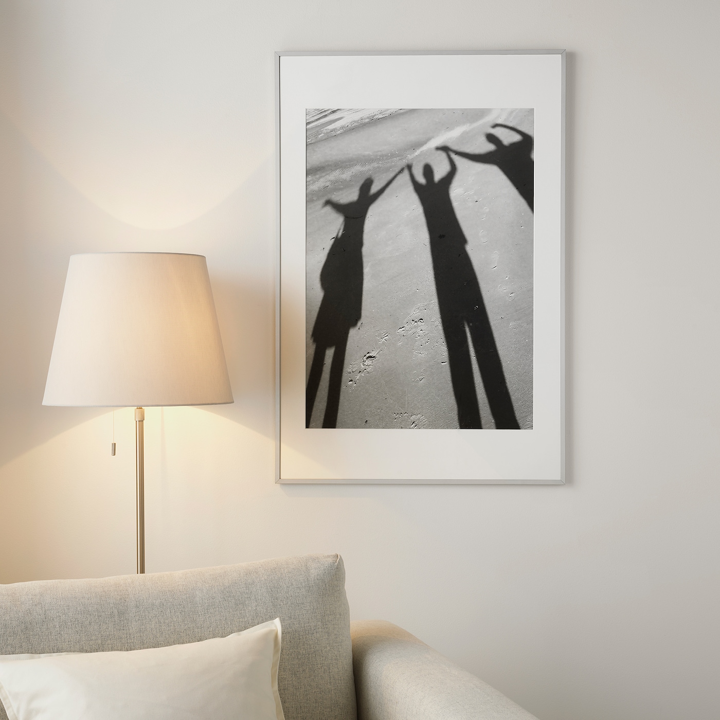 IKEA LOMVIKEN ramka, aluminium, 61x91 cm