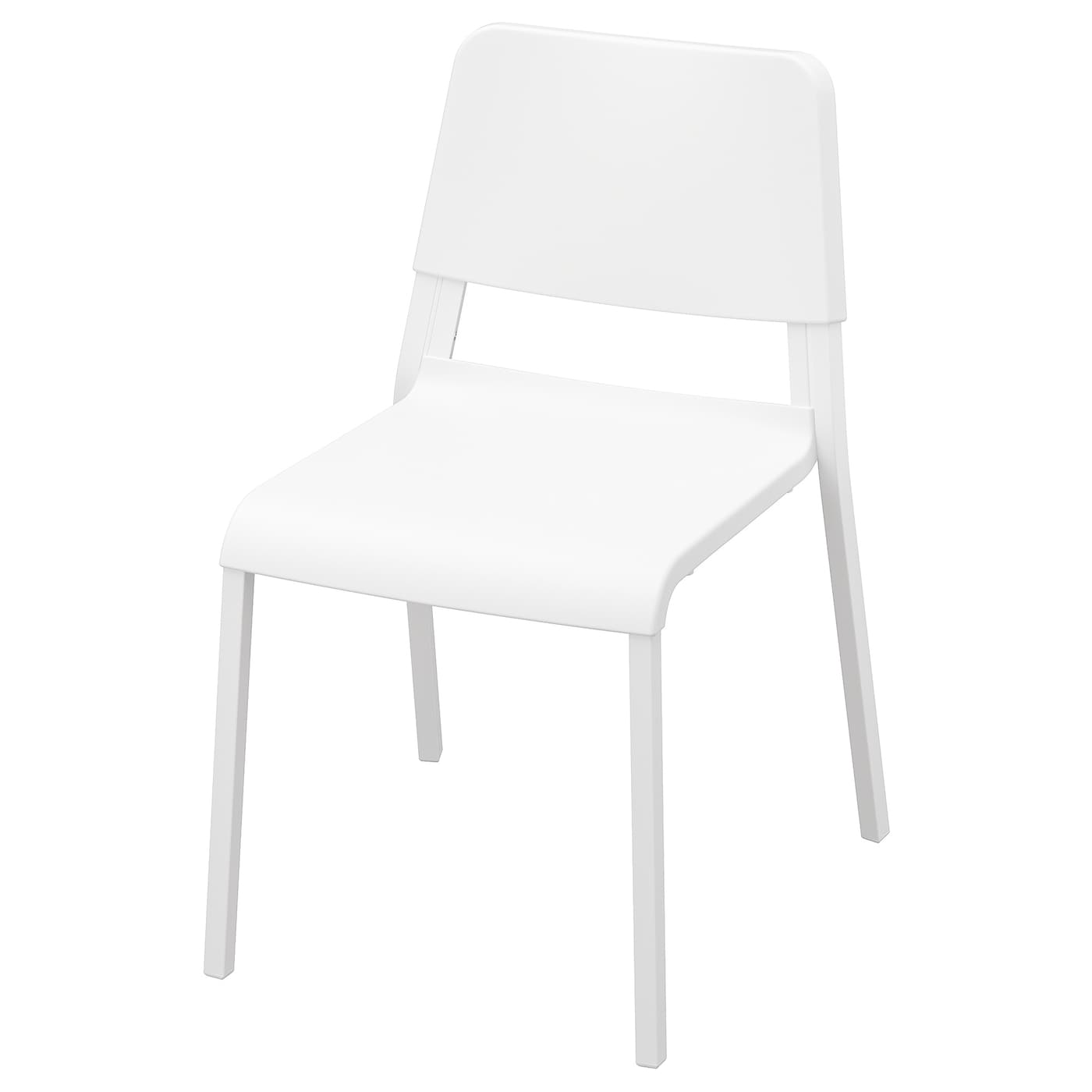 IKEA TEODORES krzesło, biały, Przetestowano dla: 110 kg