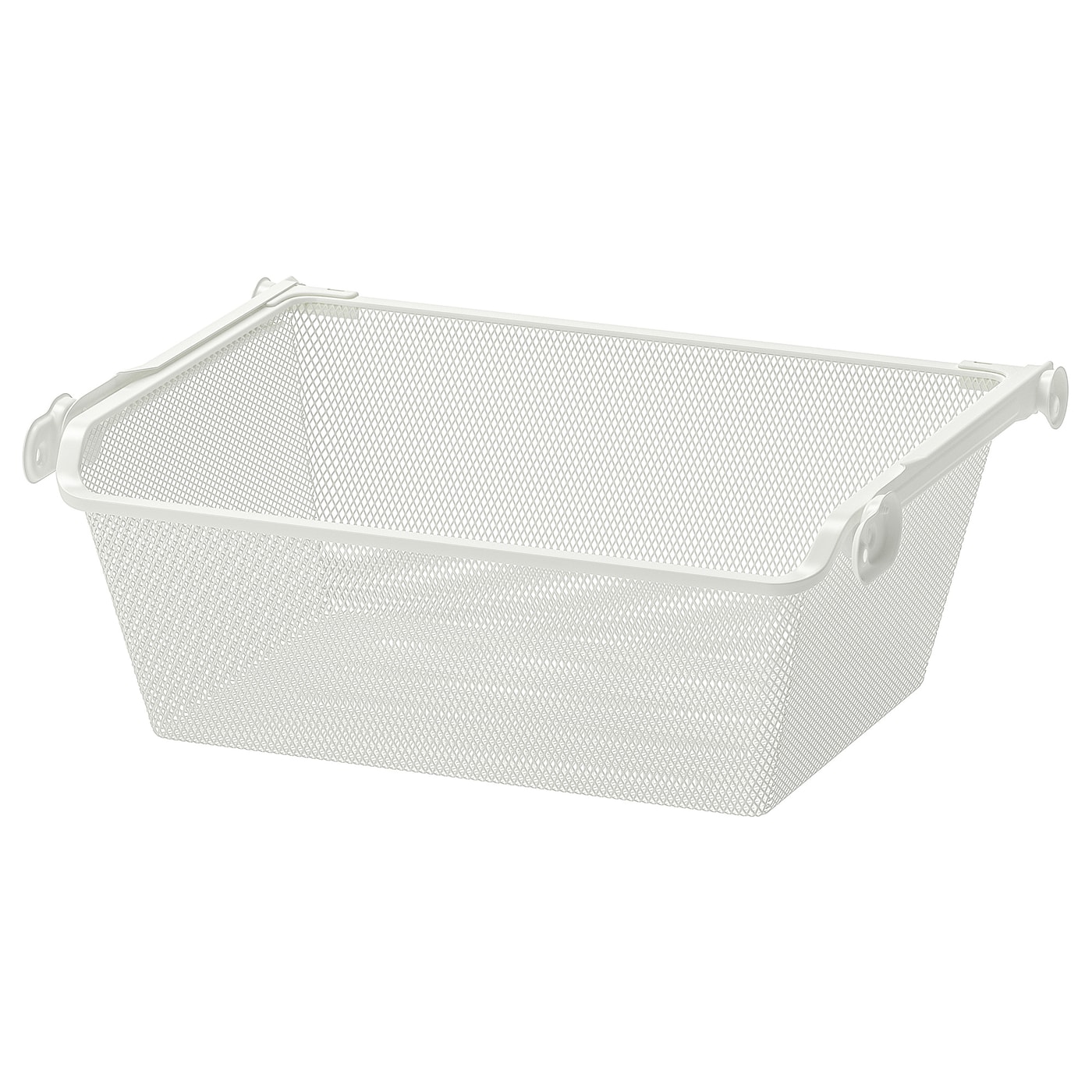 IKEA KOMPLEMENT kosz druciany z wysuwaną prowadnicą, biały, 50x35 cm