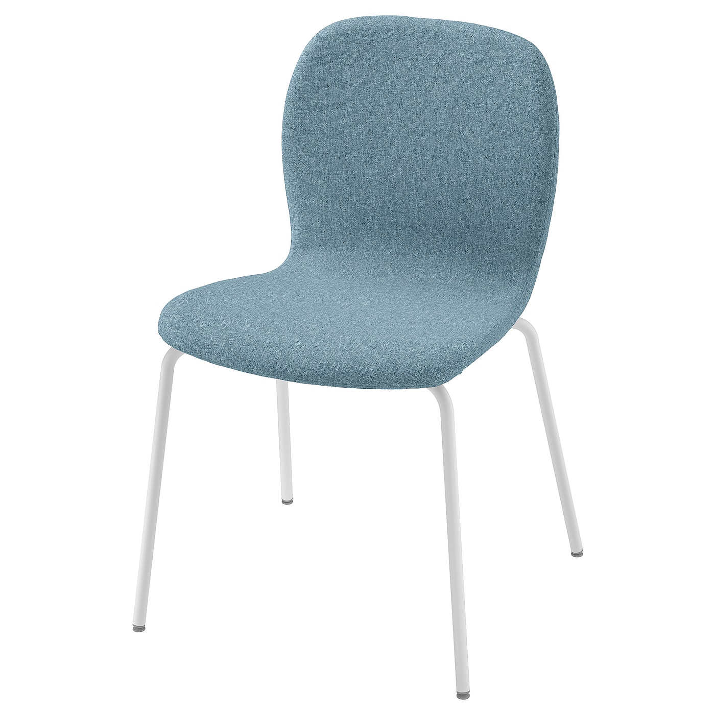 IKEA KARLPETTER krzesło, Gunnared jasnoniebieski/Sefast biały, Przetestowano dla: 110 kg