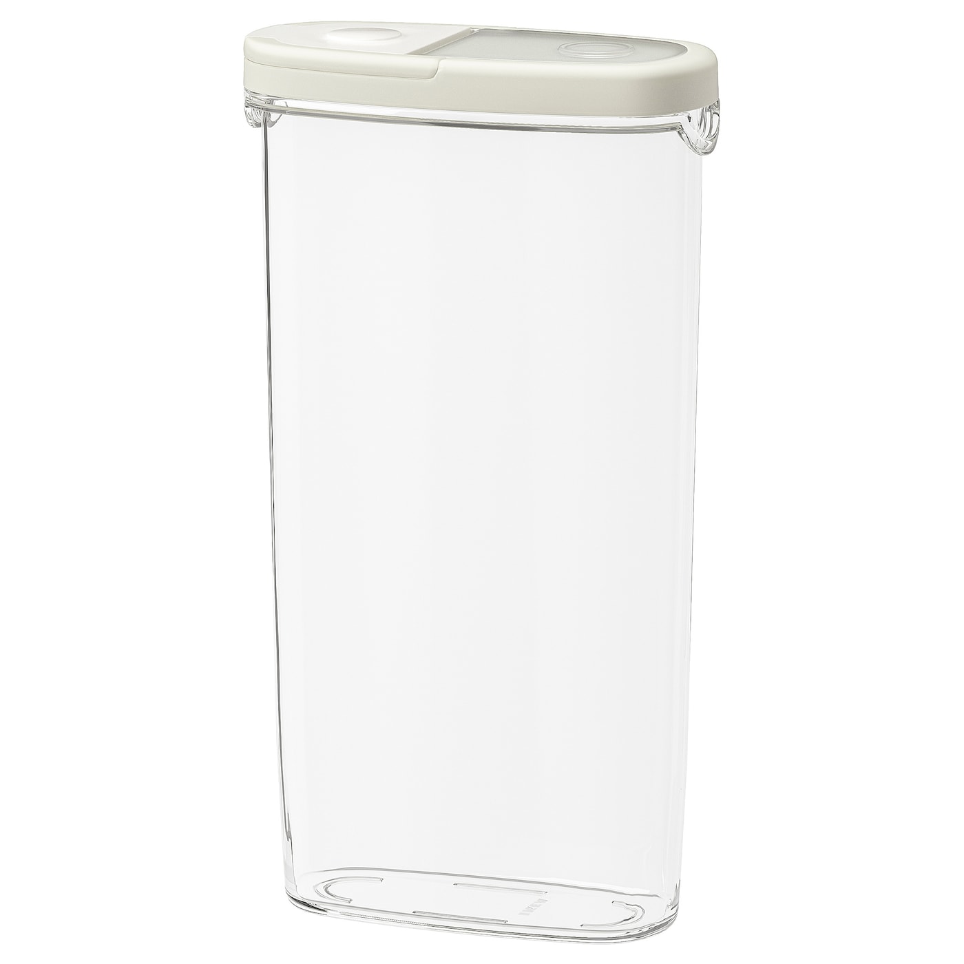 IKEA IKEA 365+ pojemnik na suchą żywność/pokr, przezroczysty/biały, 2.3 l