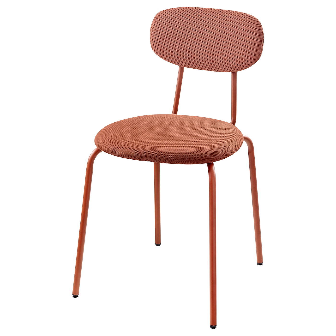 IKEA ÖSTANÖ krzesło, czerwonobrązowy Remmarn/czerwonobrązowy, Głębokość: 45 cm