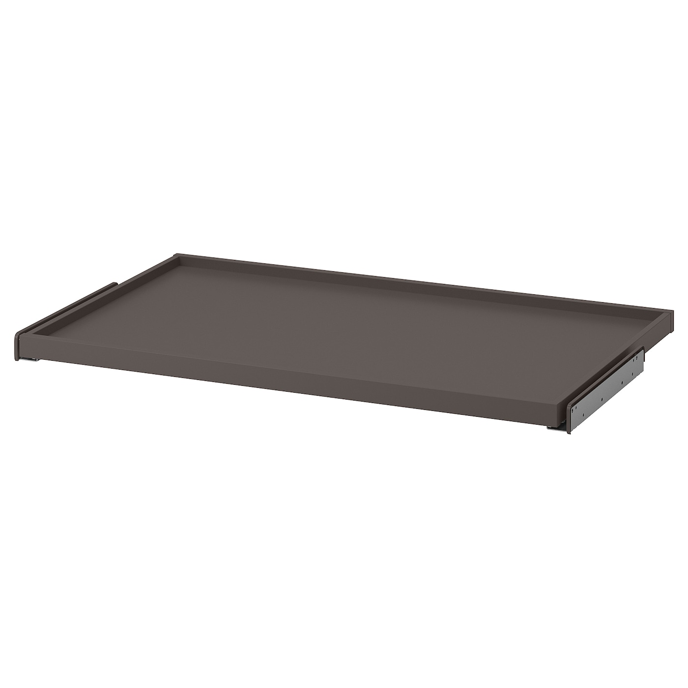 IKEA KOMPLEMENT wysuwana taca, ciemnoszary, 100x58 cm
