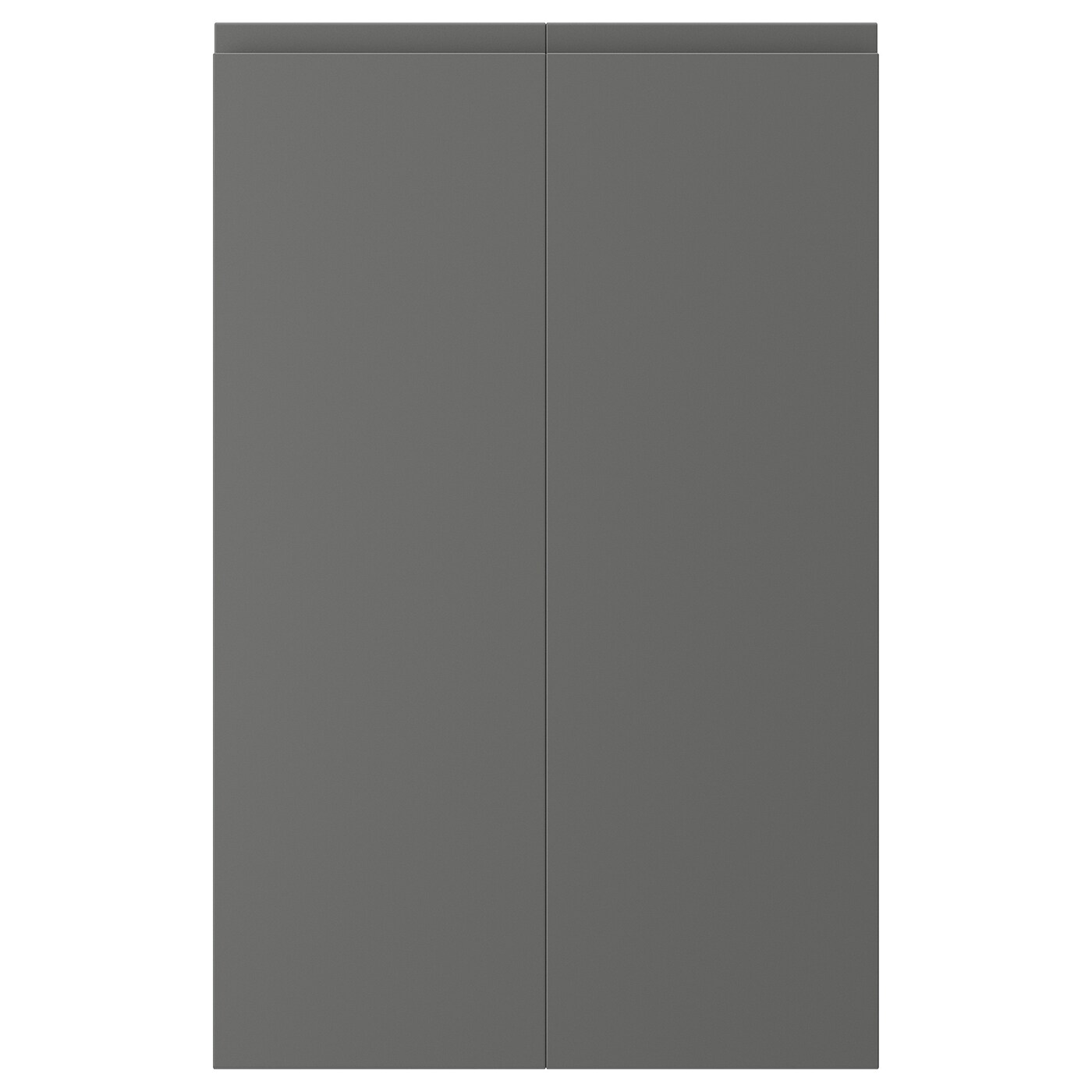IKEA VOXTORP drz sza nar 2 szt, praworęczny ciemnoszary, 25x80 cm