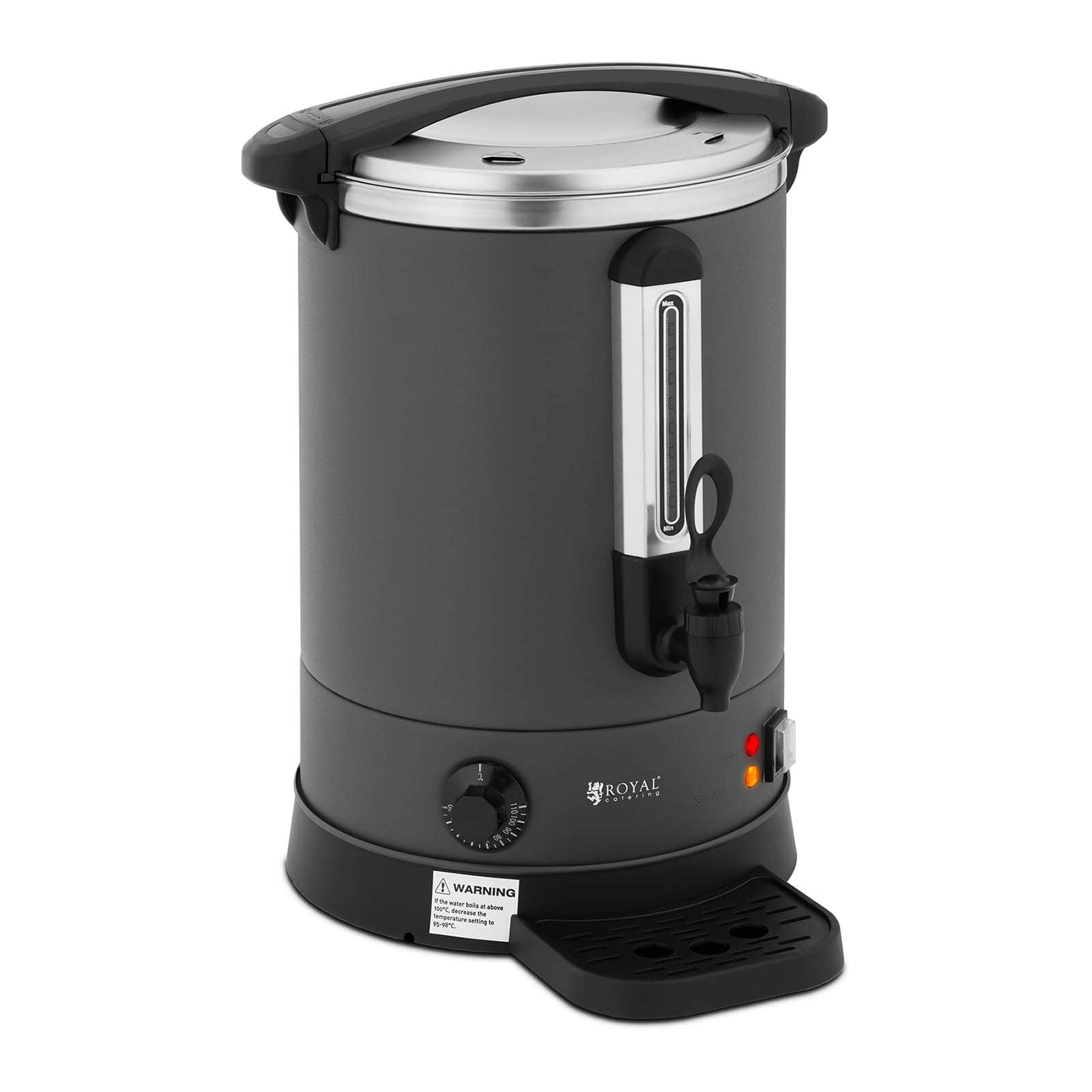 Dwuściankowy warnik do wody, 13,5L, ciemnoszary