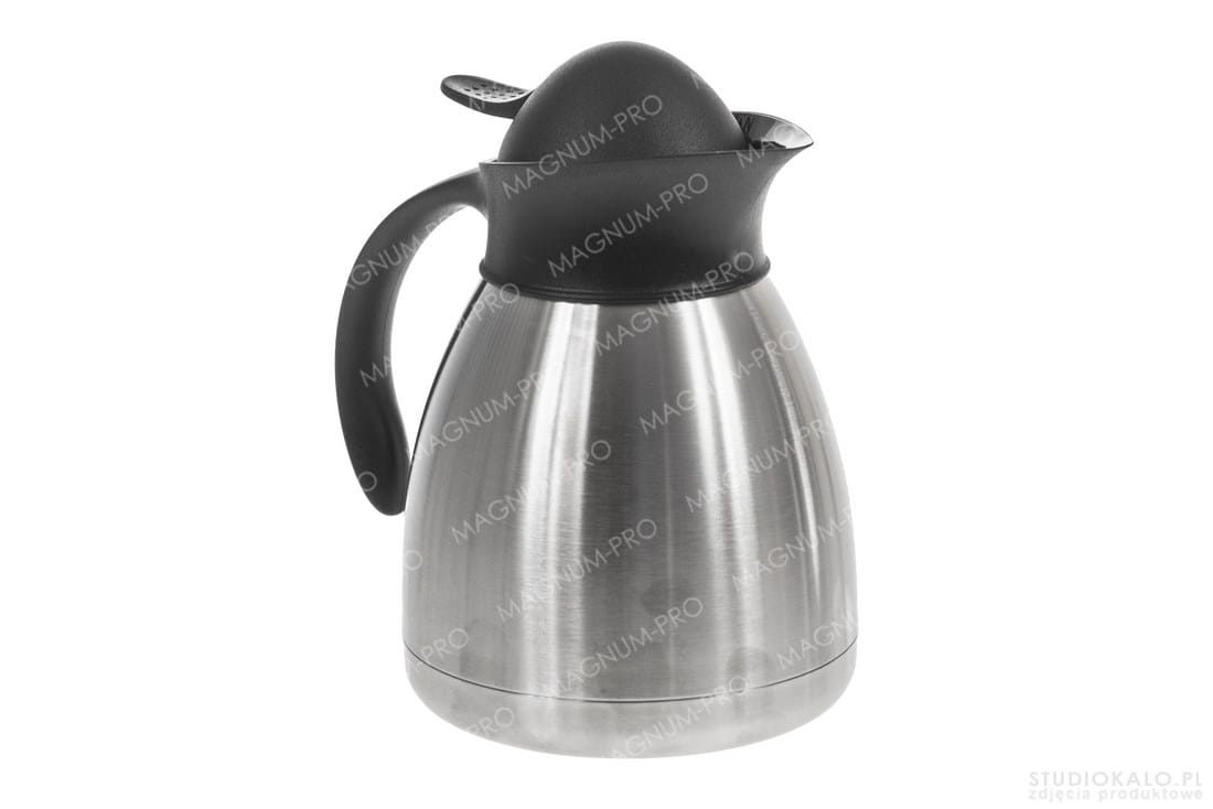 Termos, dzbanek stalowy do kawy z przyciskiem Hendi 1l inox