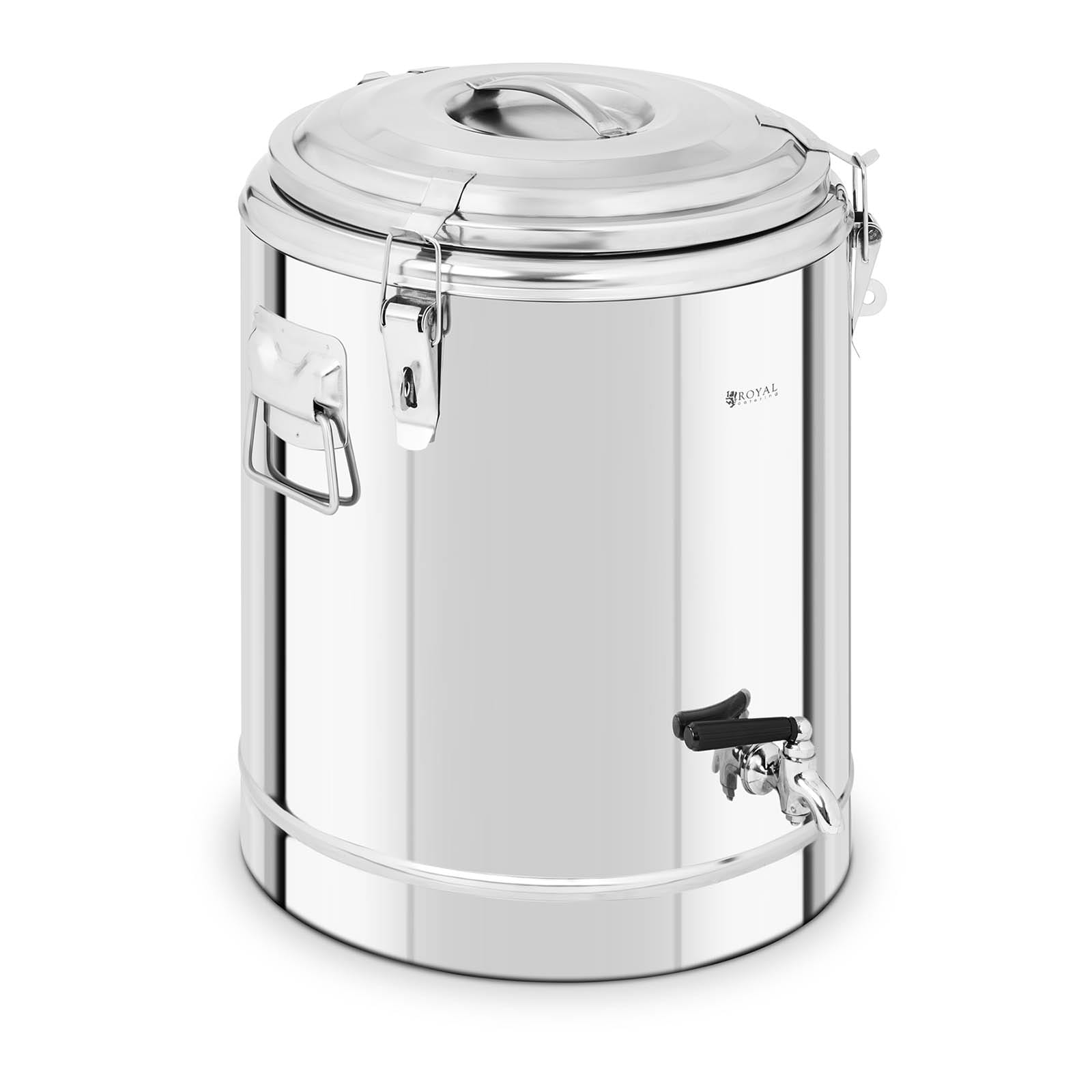 Termos gastronomiczny z kranikiem 22,5L, podwójne ścianki