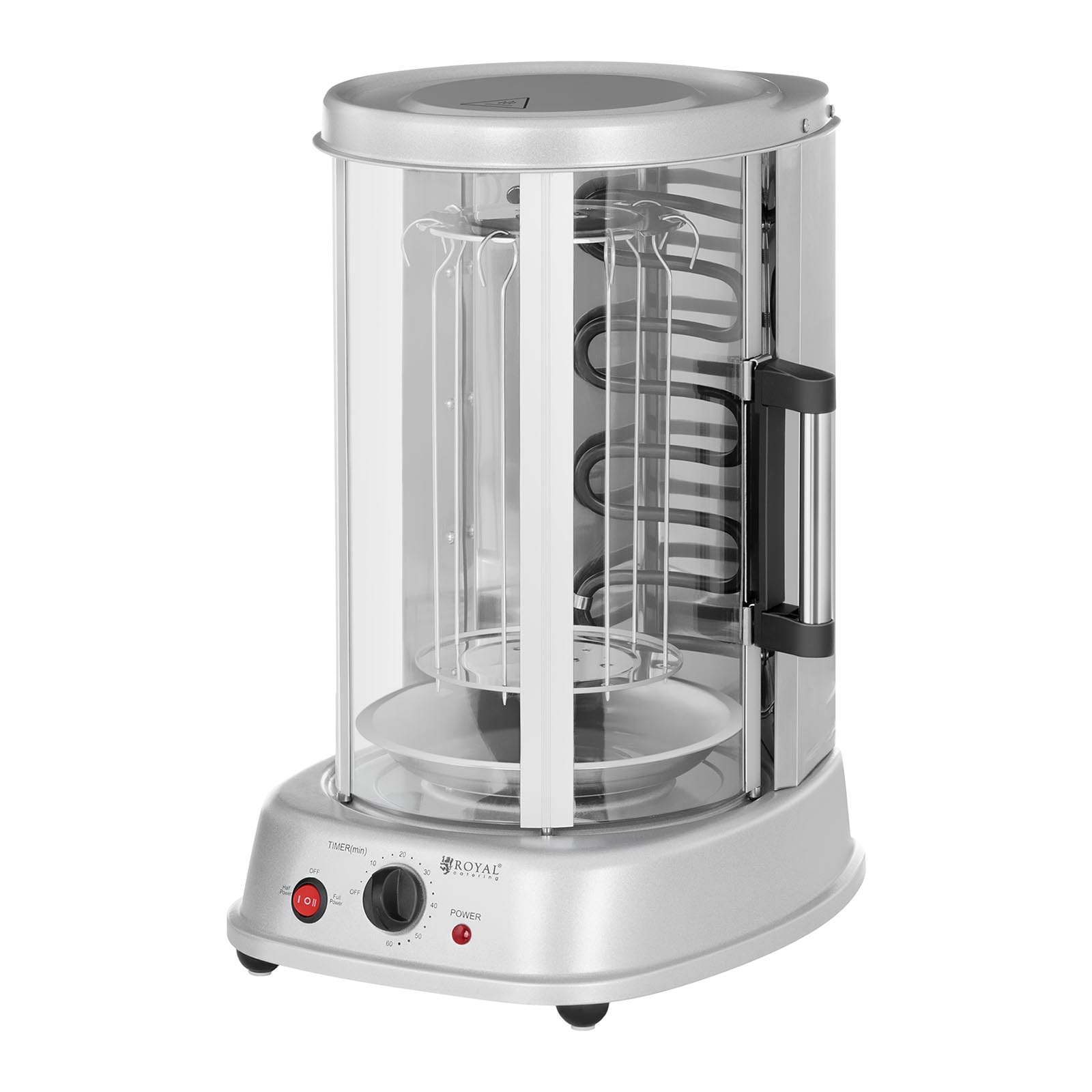 Grill pionowy - opiekacz do kebaba, kurczaka i szaszłyków 1500 W