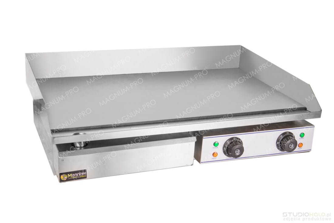 Płyta grillowa podwójna gładka 75cm 2x2.2 kW