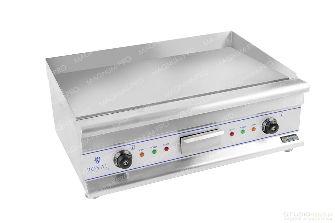 Płyta grillowa 75 cm gładka 2 x 3200 W