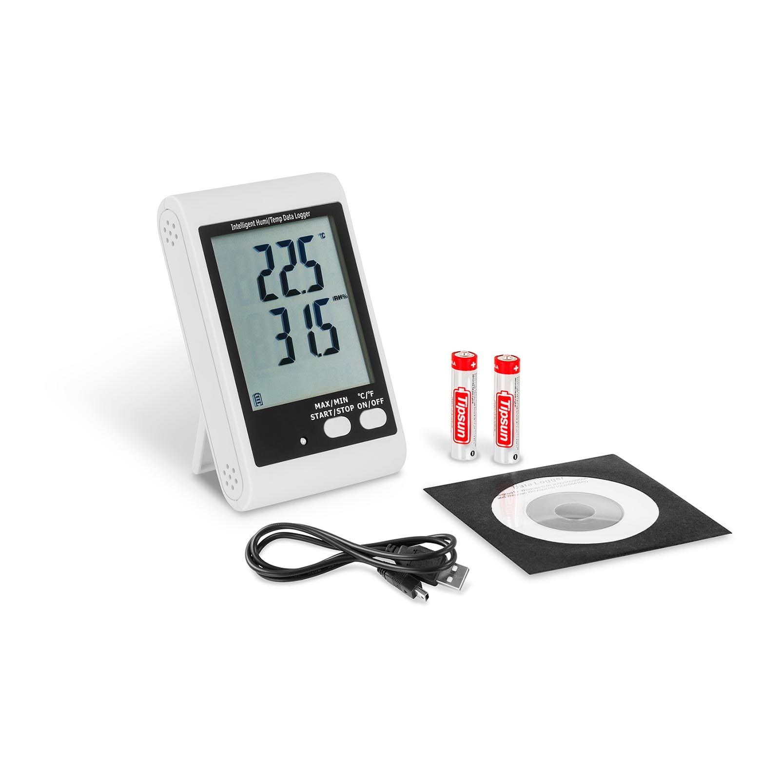 Rejestrator wilgotności i temperatury, mini USB