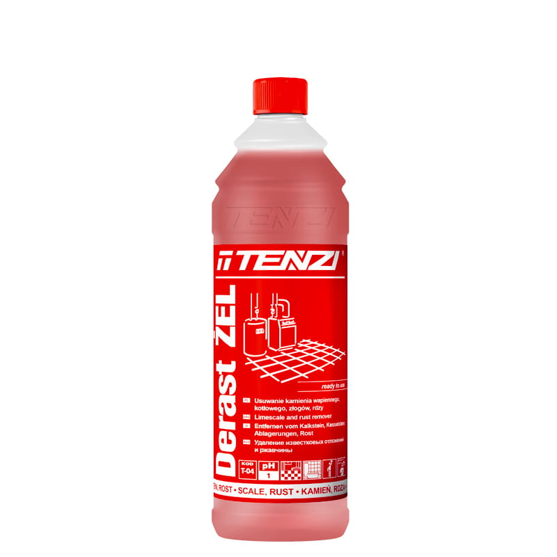 Derast Żel 10L odrdzewiacz odkamieniacz MOC TENZI