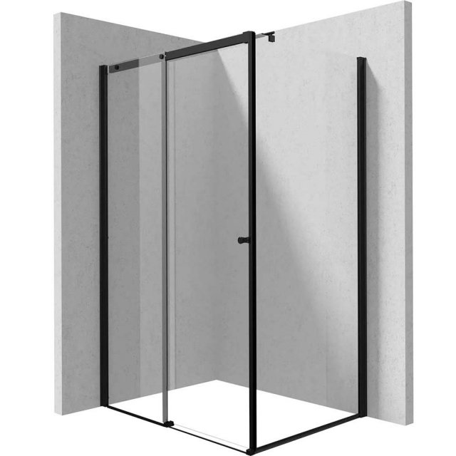 DEANTE Kabina prysznicowa prostokątna KERRIA PLUS 100x80 cm nero KKNN