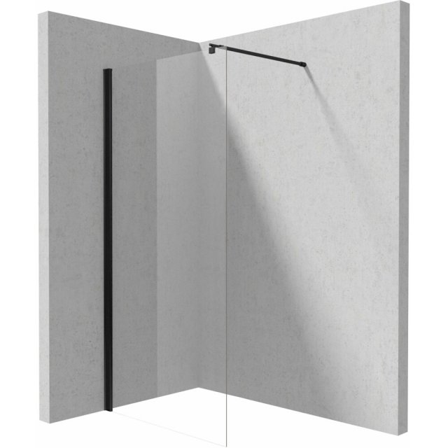 DEANTE Ścianka prysznicowa / walk-in systemu KERRIA PLUS 100 cm nero