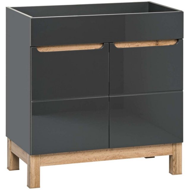 COMAD Szafka podumywalkowa BALI grafit 821 - 80 cm do samodzielnego m