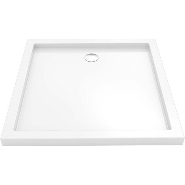 NEW TRENDY Brodzik kwadratowy MARELLE 90x6 biały TER-0074