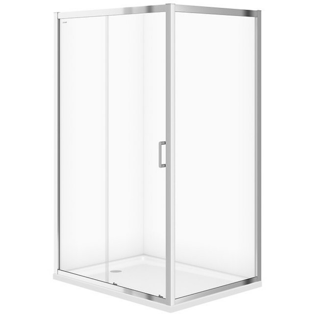 CERSANIT Kabina prysznicowa przesuwna ARTECO 120x90x190 szkło transpa