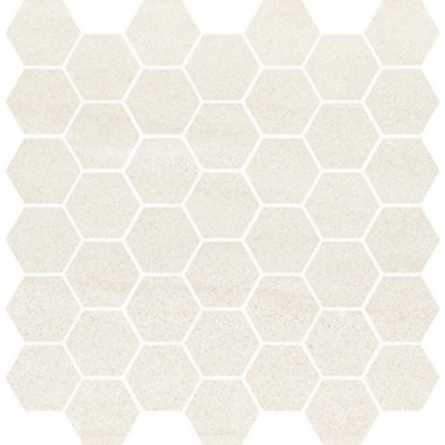 Płytka ścienna mozaika BANTU cream heksagon small glossy 29x29,7 #188