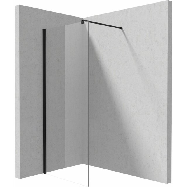DEANTE Ścianka prysznicowa / walk-in systemu KERRIA PLUS 90 cm nero K