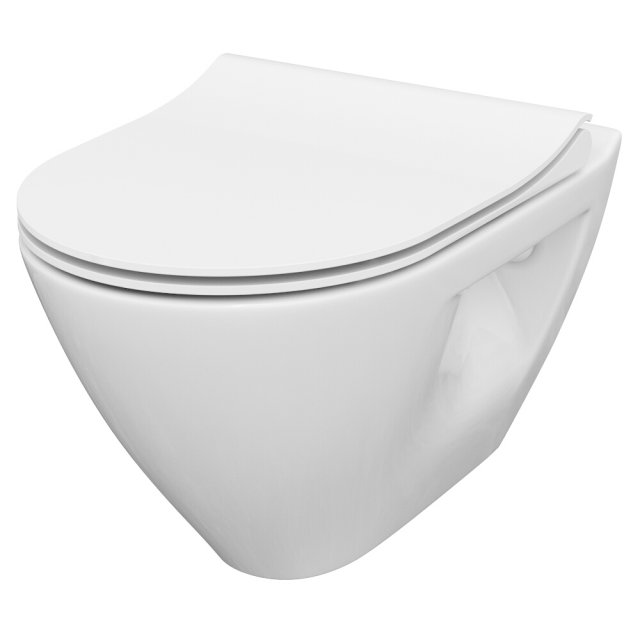 Miska WC podwieszana SET B292 MZ MILLE PLUS CLEAN ON deska duroplast