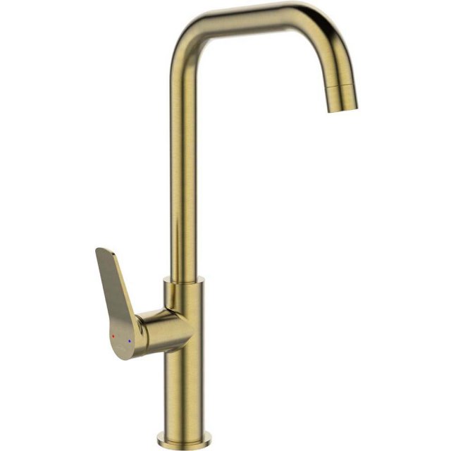 INVENA Bateria kuchenna stojąca ALONIA złoto szczotkowane BZ-70-009-V