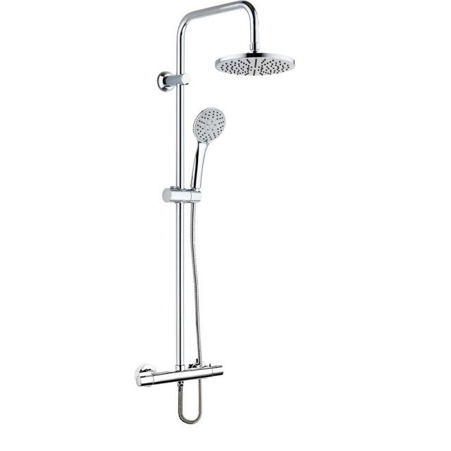 INVENA Deszczownica ESLA z baterią termostatyczną chrom AU-94-D01-C