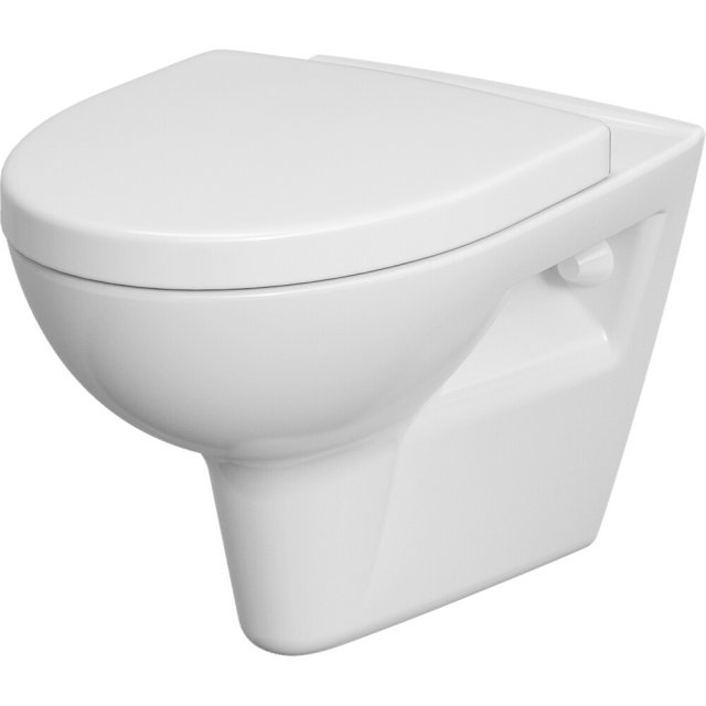 Miska WC podwieszana SET 547 PARVA NEW CLEAN ON deska duroplast