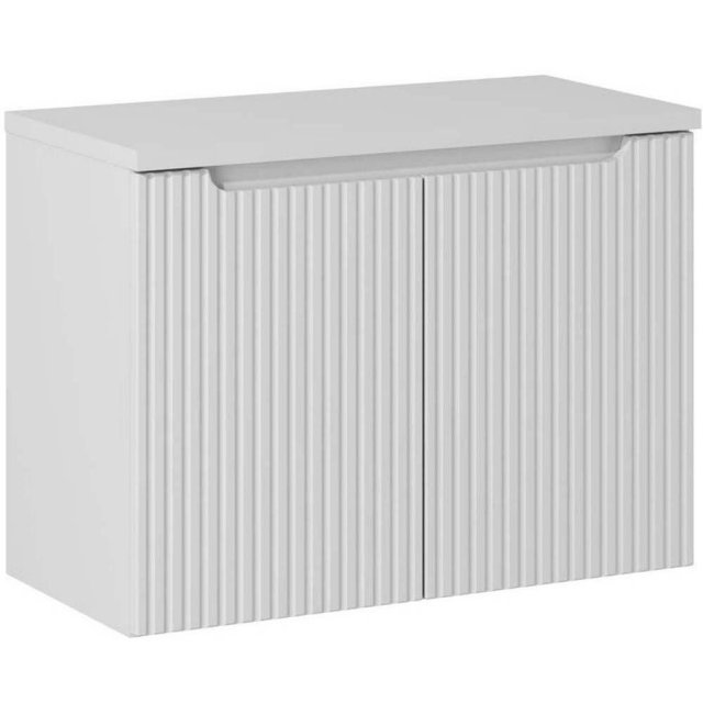 COMAD Szafka podumywalkowa z drzwiami NOVA WHITE z blatem 80 cm
