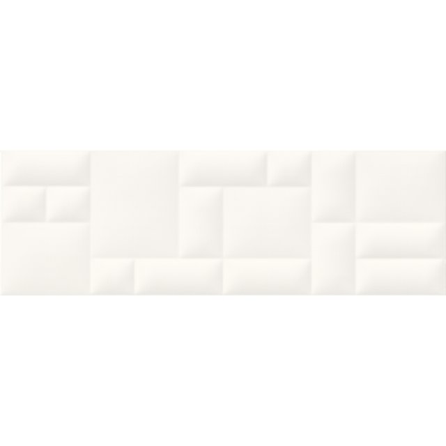 Płytka ścienna MARIKA white pillow structure satin 29x89 #240 gat. II