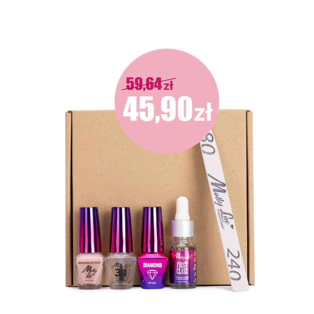 Zestaw prezentowy do manicure klasycznego MollyLac