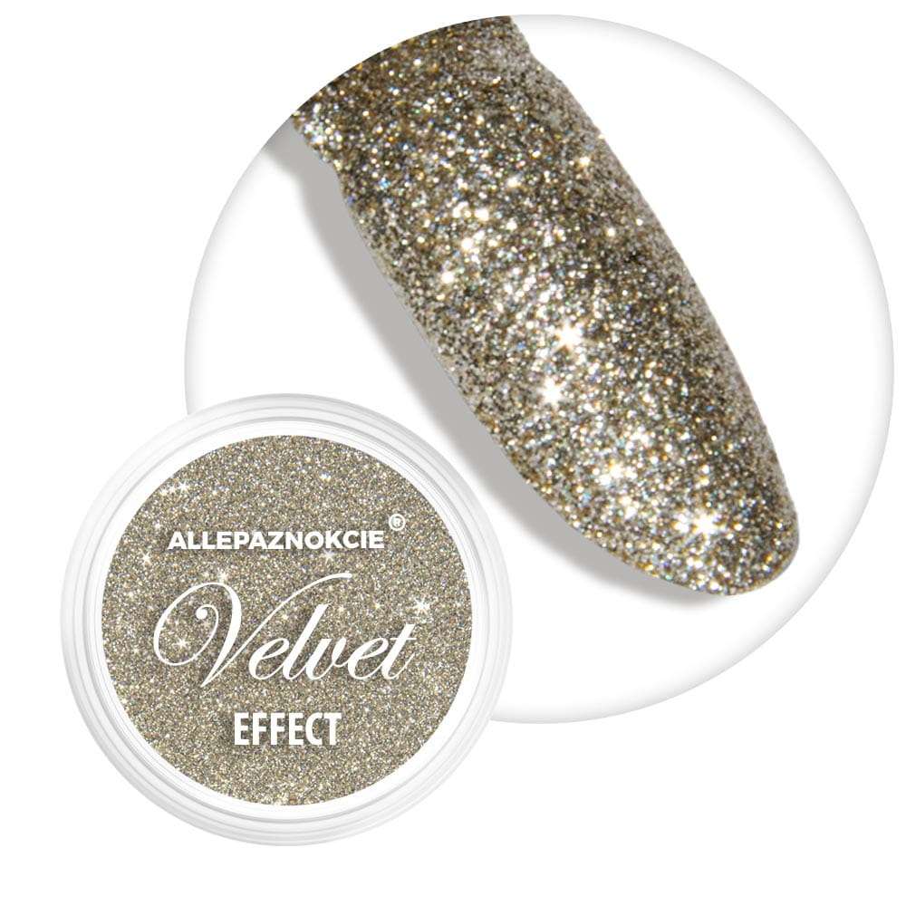 Pyłek do paznokci Velvet Effect Allepaznokcie 1,5 g Nr 04