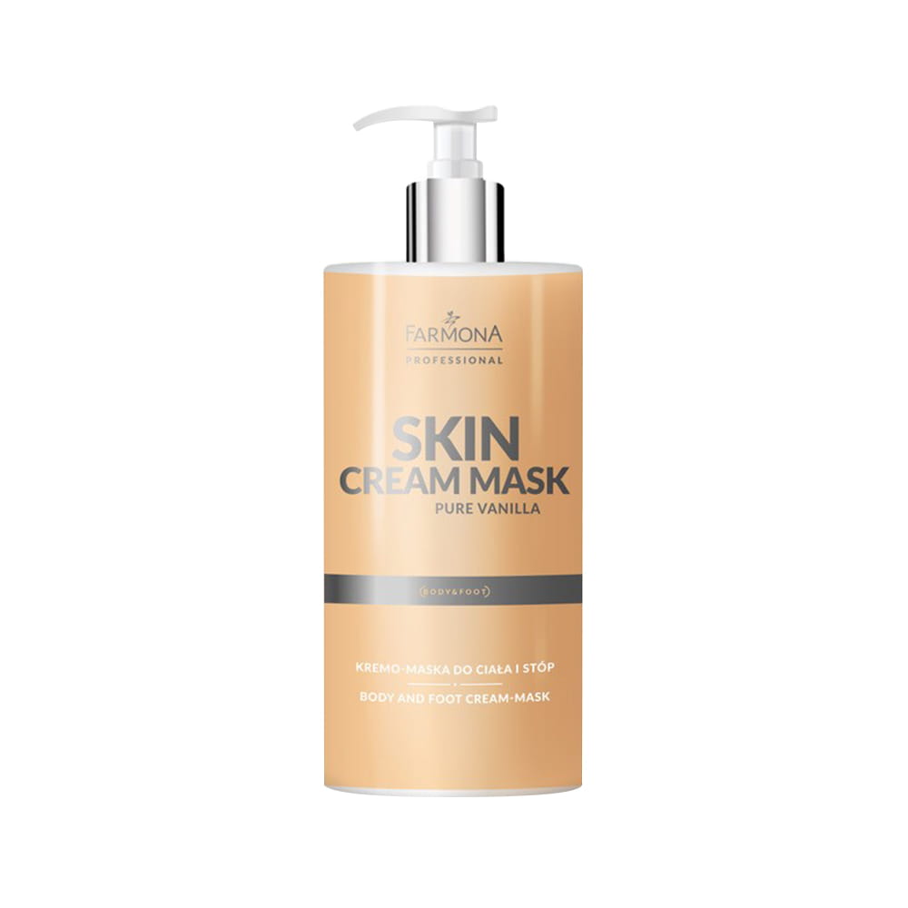 WYPRZEDAŻ 449 Kremo-maska do ciała i stóp Farmona Skin Cream Mask Pure Vanilla 500 ml