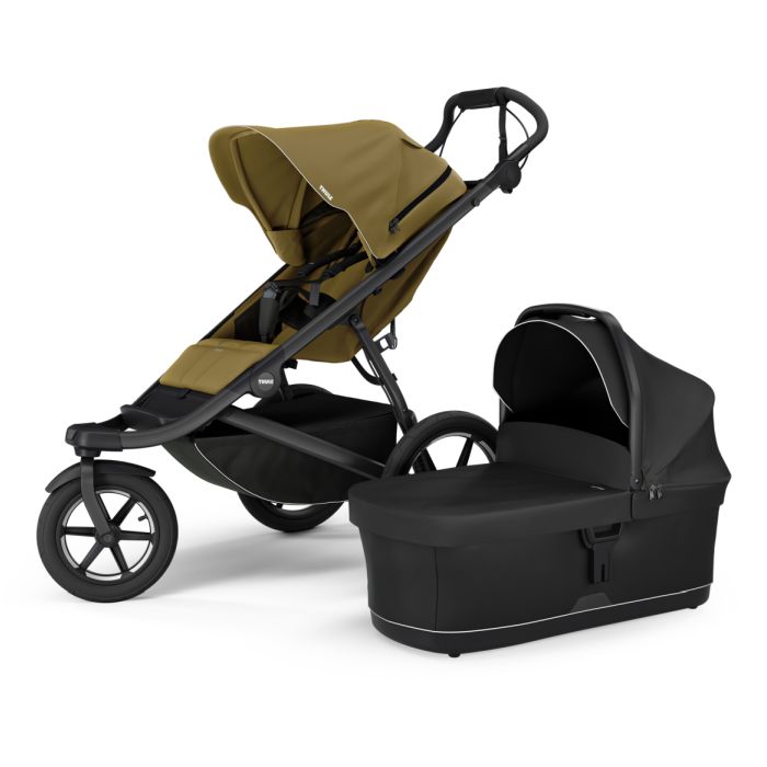 Thule Urban Glide 3 - trójkołowy wózek biegowy z gondolą-Nutria Green