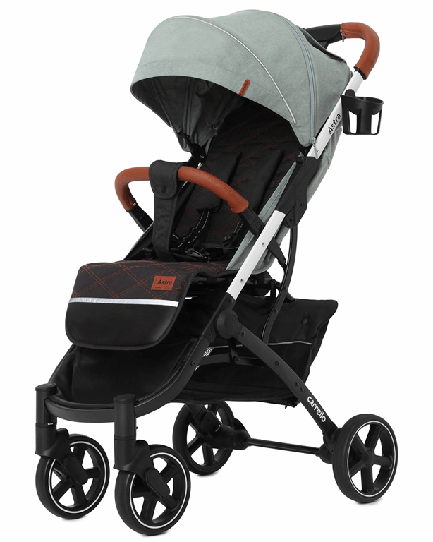 Carrello Astra - dziecięcy wózek spacerowy-Mint Grey