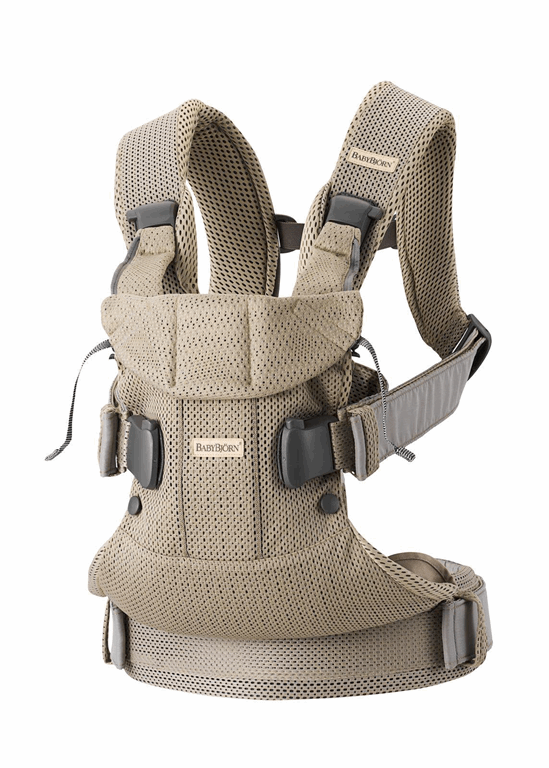BabyBjorn, One Air - nosidełko ergonomiczne-Szary Beż 3D Mesh