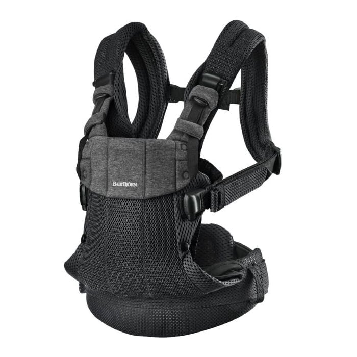 BabyBjorn Harmony 3D Mesh - nosidełko dla dzieci od narodzin do 3 roku życia-Czarny