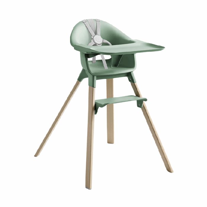 Stokke Clikk - krzesełko do karmienia + torba podróżna gratis-Clover Green
