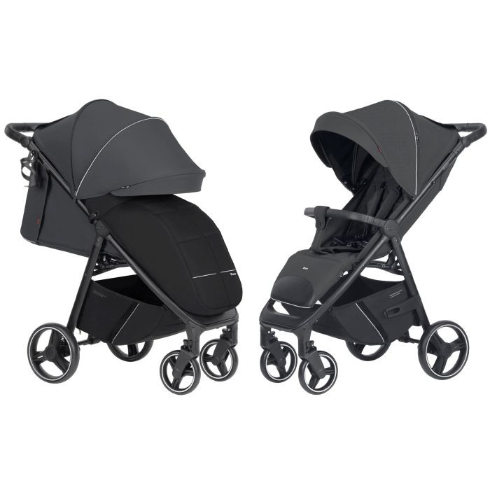 Carrello Bravo 2024 - dziecięcy wózek spacerowy-Lunar Grey