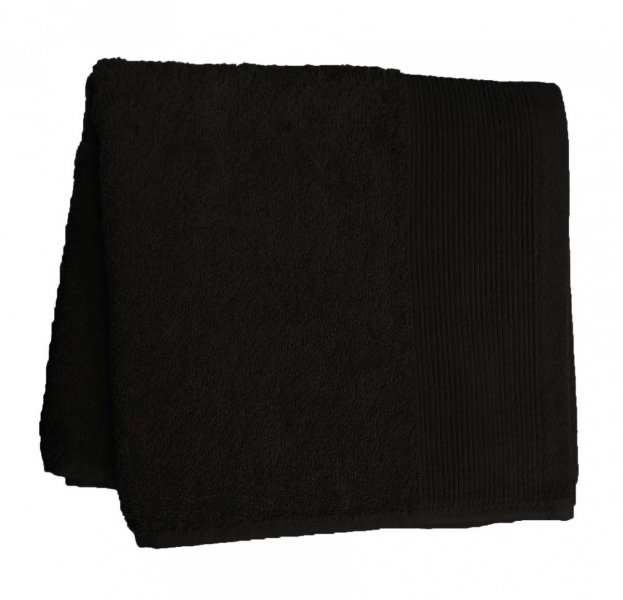 Ręcznik jednobarwny AQUA rozmiar 70x140 wz. czarny