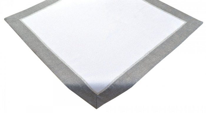 Obrus MEGAN 50x100 100% poliester wz. szary