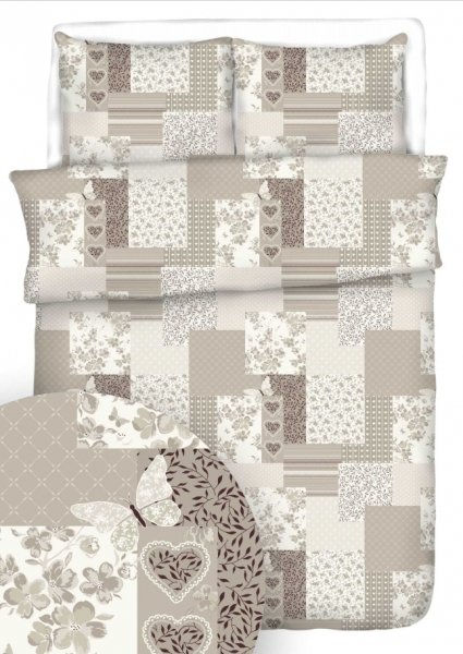 Pościel kora 140x200, 100% bawełna wz. Patchwork