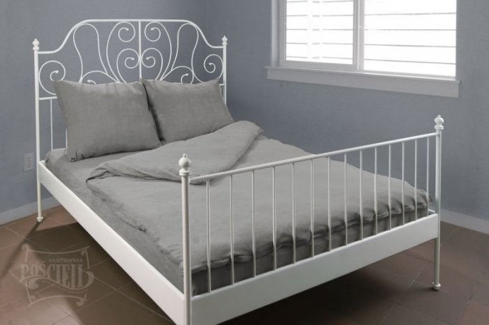 Pościel Frotte rozmiar 160x200 wz. 34 szary