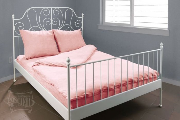 Pościel Frotte wz. 02 jasny róż rozmiar 140x200