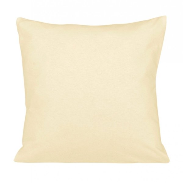 Poszewki na jaśki 40x40 JERSEY wz. D019 (kremowy)
