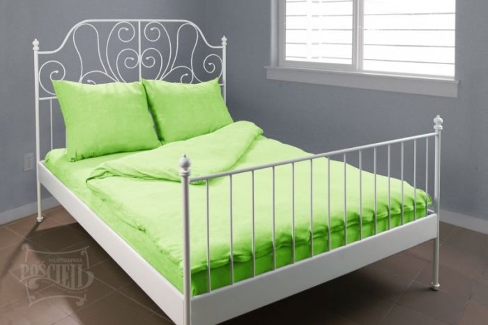 Pościel Frotte wz. 04 seledynowy rozmiar 140x200