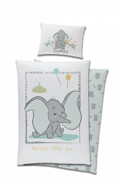 Pościel dziecięca Licencyjna do łóżeczka Dumbo 100x135 wz. DUM219037-BABY